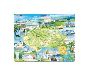 Dino Puzzle Tschechische Republik Denkmäler / 78 Teile / ab 4 Jahren