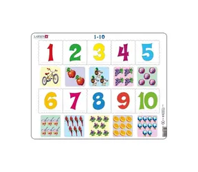 Dino Puzzle Zahlen 1-10 / 10 Teile / ab 4 Jahren