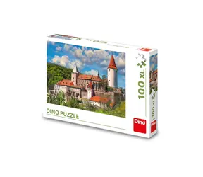 Dino Puzzle Schloss Křivoklát XL / 100 Teile / ab 5 Jahren