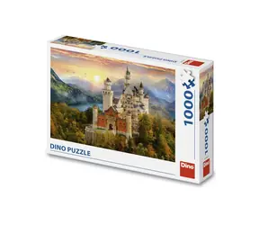 Dino Puzzle „Bemaltes Neuschwanstein“ / 1000 Teile / ab 15 Jahren