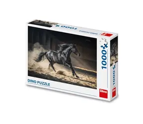 Dino Puzzle Schwarzes Pferd / 1000 Teile / ab 15 Jahren