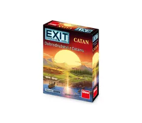 Dino EXIT Escape Game: Abenteuer von Catan / für 1-4 Spieler / Spieldauer: 90 Minuten / ab 10 Jahren