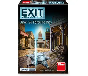 Dino EXIT Escape-Spiel: Entführung in Fortune City / für 1-4 Spieler / Spieldauer: 90 Minuten / ab 12 Jahren