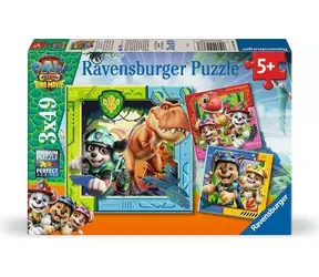 Ravensburger 120043683 Paw Patrol: Der Dinosaurierfilm / 3 x 49 Teile / ab 5 Jahren
