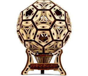 Wooden City 3D-Puzzle, multifunktionaler Organizer - Fußball, 175 Teile / ab 14 Jahren