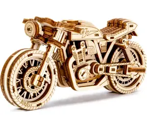 Wooden City 3D-Puzzle Motorrad Café Racer 85 Teile / ab 14 Jahren