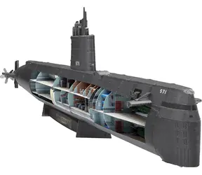 Metal Earth 3D-Puzzle Premium Serie: USS Nautilus / 182 Teile / ab 14 Jahren