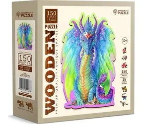 Wooden City Holzpuzzle Majestätischer Drache 150 Teile / ab 10 Jahren