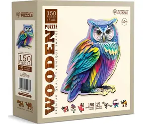 Wooden City Holzpuzzle Moderne Eule 150 Teile / ab 10 Jahren
