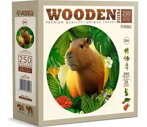 Wooden City Holzpuzzle Capybara 250 Teile / ab 10 Jahren