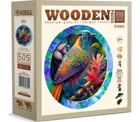Wooden City Holzpuzzle Bunter Vogel 505 Teile / ab 10 Jahren