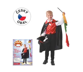 Hergestellt 09622 - Karnevalskleid - Zauberer 120 - 130 cm