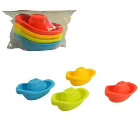 Hergestellt 09977 - Wasserboote / 4 Stück / 11 cm / ab 6 Monaten