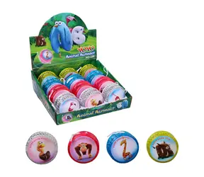 Hergestellt 15121 - Jojo-Tiere mit Licht / 5 cm / ab 3 Jahren