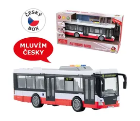 Baujahr 09022 - Flywheel-Bus / spricht Tschechisch + Haltestellenansagen / ab 3 Jahren