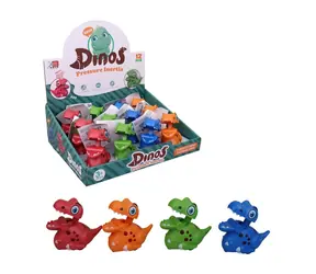 Hergestellt 11423 - Drückbarer Dinosaurier 9 cm / ab 3 Jahren