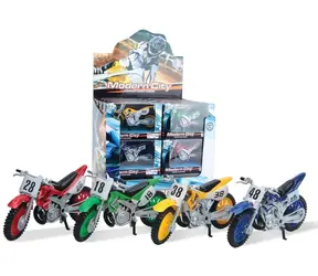 Hergestellt 14846 - Rennmotorrad aus Metall / 11,5 x 4,5 x 7,5 cm / ab 3 Jahren