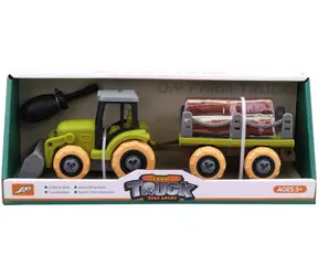 Baujahr 17307 - Traktor mit Anhänger zum Schrauben / ab 3 Jahren