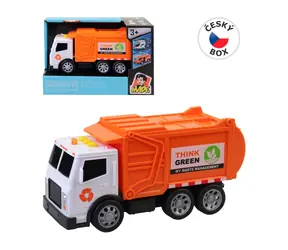 Hergestellt 24314 - Müllwagen / batteriebetrieben / Licht + Sound / ab 3 Jahren