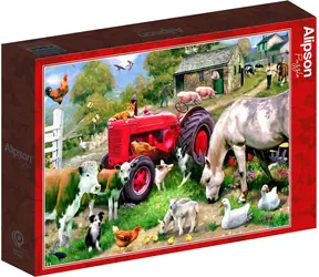 ALIPSON Puzzle „Auf dem Bauernhof“ / 1000 Teile / ab 14 Jahren