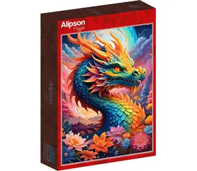 ALIPSON Puzzle Bunter Drache / 1000 Teile / ab 14 Jahren