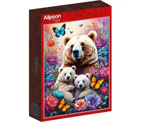 ALIPSON Puzzle Mutterliebe: Bären / 1000 Teile / ab 14 Jahren