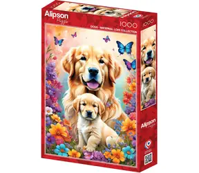ALIPSON Puzzle Mutterliebe: Hunde / 1000 Teile / ab 14 Jahren