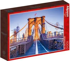 ALIPSON Puzzle Brooklyn Bridge, New York / 1000 Teile / ab 14 Jahren
