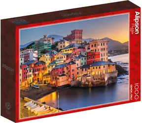 ALIPSON Puzzle Genua, Italien / 1000 Teile / ab 14 Jahren