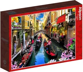ALIPSON Puzzle „Die Schiffer von Venedig“ / 500 Teile / ab 12 Jahren