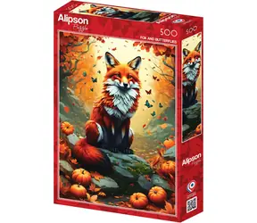 ALIPSON Puzzle Herbstfuchs / 500 Teile / ab 12 Jahren