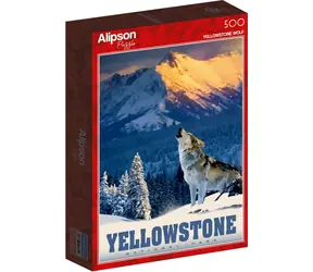 ALIPSON Puzzle Yellowstone Wolf / 500 Teile / ab 12 Jahren