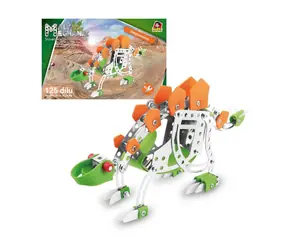 MaDe 12239 - Kleiner mechanischer Dinosaurier Stegosaurus / 125 Teile / ab 6 Jahren
