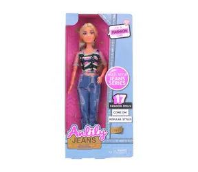 Hergestellt 19107 - Puppe Lili in Hose - Jeans-Serie, 30 cm / ab 3 Jahren