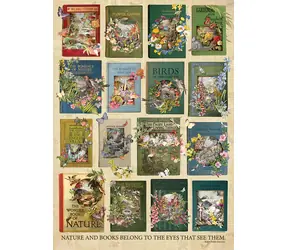 Kopfsteinpflaster-Puzzle Natur in Büchern / 1000 Teile / ab 14 Jahren