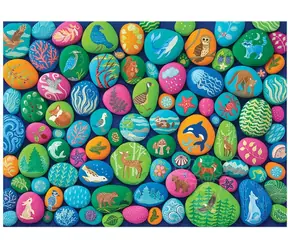 COBBLE HILL Puzzle „Bemalte Felsen des Nordwestens“ / 1000 Teile / ab 14 Jahren