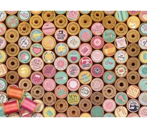 COBBLE HILL Puzzle Happy Embroidery / 1000 Teile / ab 14 Jahren