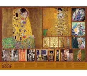 COBBLE HILL Puzzle Das Goldene Zeitalter von Gustav Klimt / 1000 Teile / ab 14 Jahren
