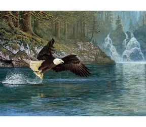 COBBLE HILL Puzzle Angeln im Flug / 1000 Teile / ab 14 Jahren