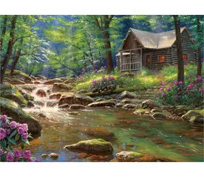 COBBLE HILL Puzzle Fischerhütte / 1000 Teile / ab 14 Jahren