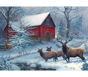 COBBLE HILL Puzzle Winterzauber / 1000 Teile / ab 14 Jahren