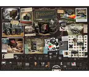 COBBLE HILL Puzzle Geschichte der Fotografie / 1000 Teile / ab 14 Jahren