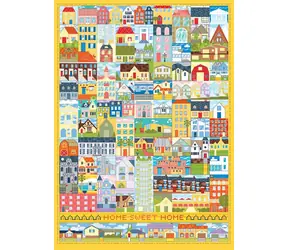 COBBLE HILL Puzzle „Zuhause, süßes Zuhause“ / 500 Teile / ab 12 Jahren