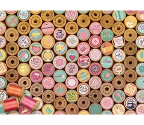 COBBLE HILL Puzzle Happy Sewing / 500 Teile / ab 12 Jahren