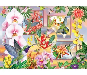 COBBLE HILL Puzzle Kolibris / 500 Teile / ab 12 Jahren
