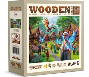 Wooden City - Fantasiedorf aus Holz - 1010 Teile - ab 14 Jahren