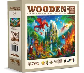 Wooden City Holzpuzzle Fantasieschloss / 1010 Teile / ab 14 Jahren