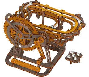 Wooden City 3D-Holzpuzzle Kugelbahn Mini / 147 Teile / ab 14 Jahren