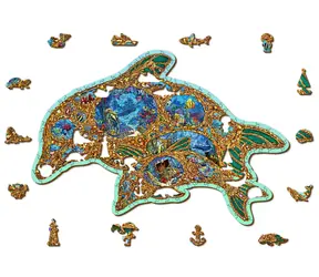 Wooden City Holzpuzzle „Juwelen des Meeres“ / 250 Teile / ECO / ab 14 Jahren