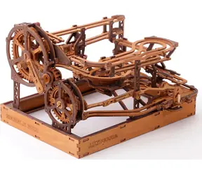 Wooden City 3D-Holzpuzzle Kugelbahn / 265 Teile / ab 14 Jahren